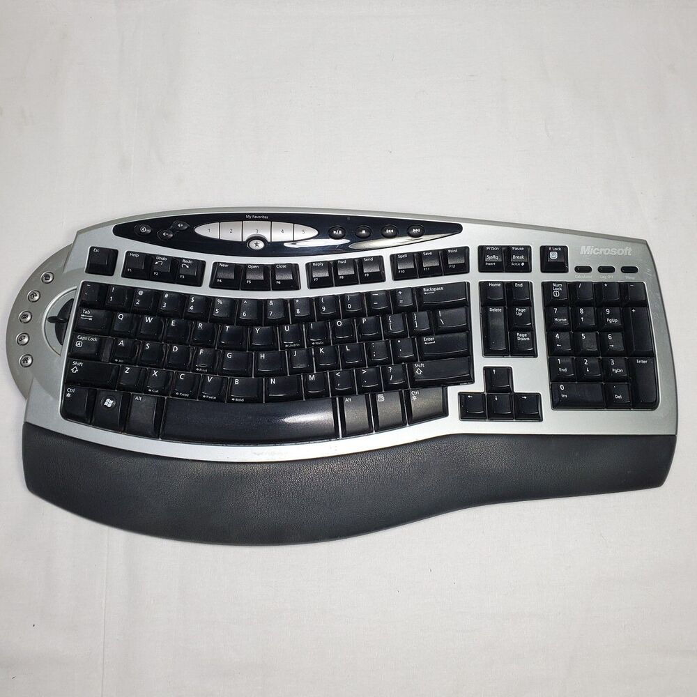 Microsoft Wireless Comfort Keyboard 4000 Model 1045 Ergonomic KEYBOARD ONLY